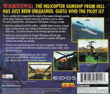 Thunderstrike 2 (US) box cover back